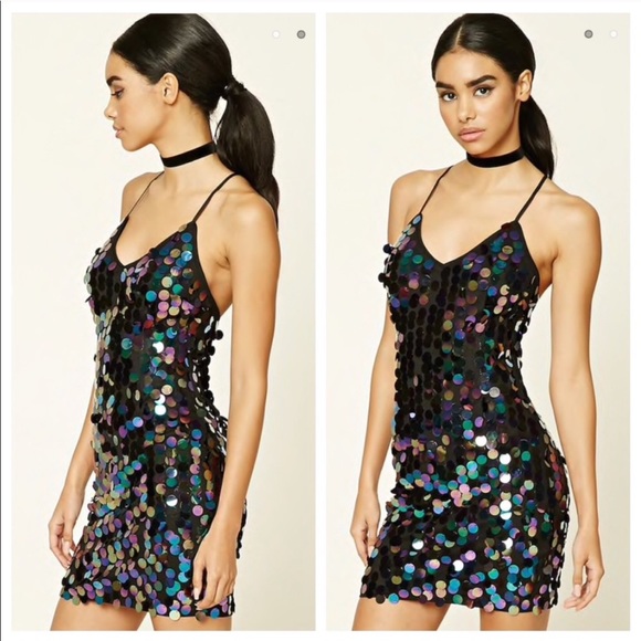 Forever 21 Dresses & Skirts - Oil Slick Sequin Dress